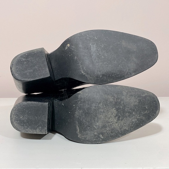 Aqua Aqua Womens Star Patent Block Heel Ankle Boots - Picture 9 of 9